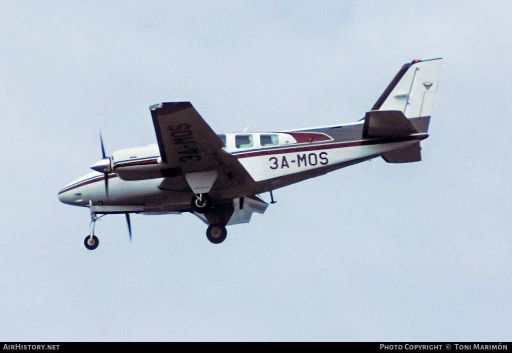 Aircraft Photo of 3A-MOS | Beech 58 Baron | AirHistory.net #350008