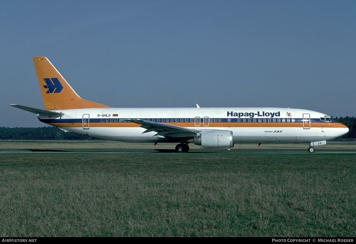 Aircraft Photo of D-AHLG | Boeing 737-4K5 | Hapag-Lloyd | AirHistory.net #350021