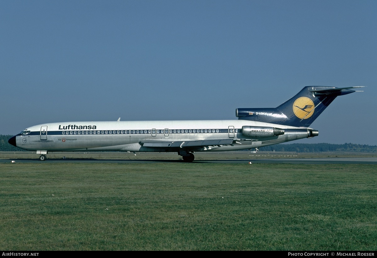 Aircraft Photo of D-ABKH | Boeing 727-230/Adv | Lufthansa | AirHistory.net #350027