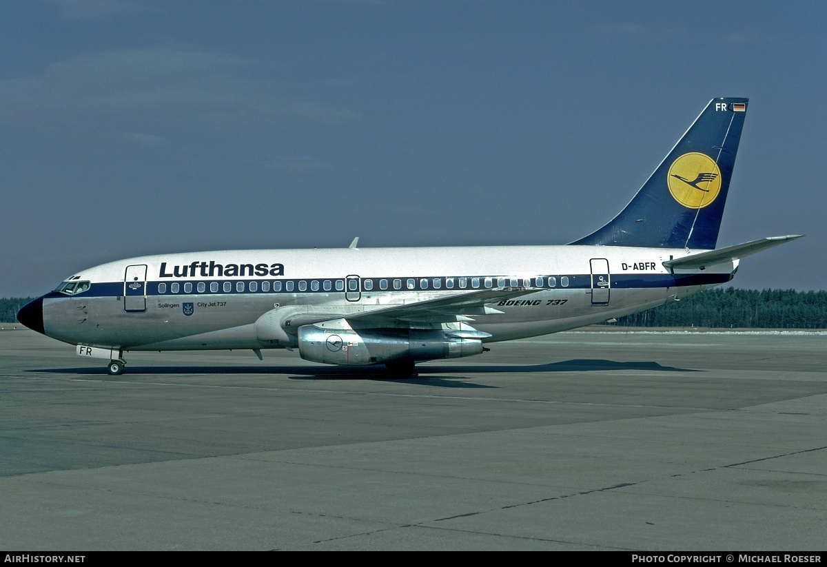 Aircraft Photo of D-ABFR | Boeing 737-230/Adv | Lufthansa | AirHistory.net #350029