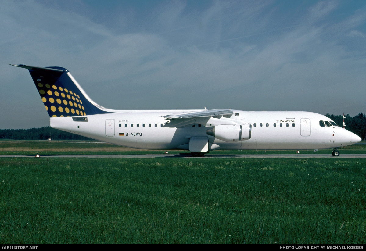 Aircraft Photo of D-AEWQ | British Aerospace BAe-146-300 | Eurowings | AirHistory.net #350049