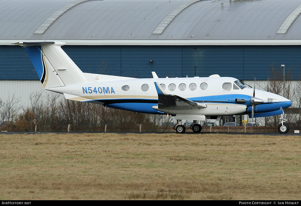 Aircraft Photo of N540MA | Beech B200 Super King Air | AirHistory.net #350120