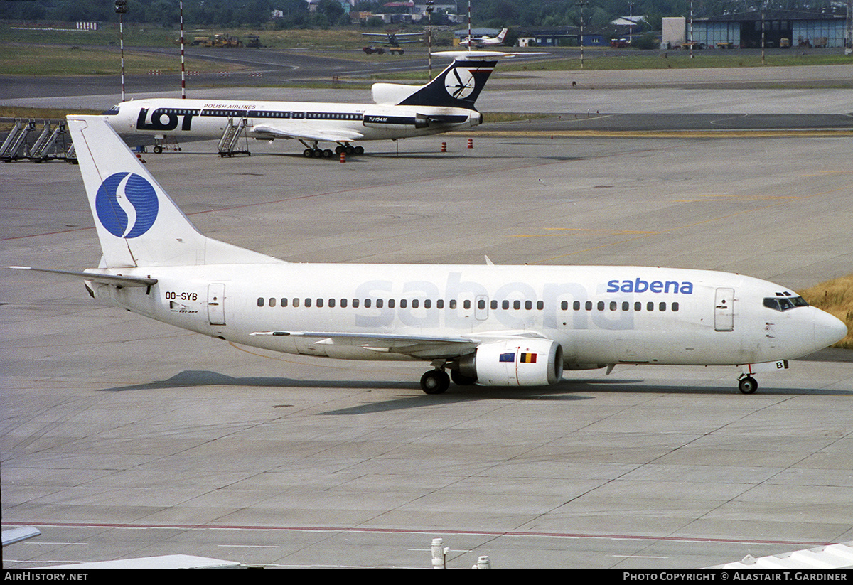 Aircraft Photo of OO-SYB | Boeing 737-329 | Sabena | AirHistory.net #350128