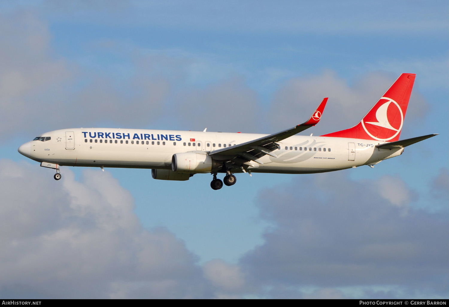 Aircraft Photo of TC-JYO | Boeing 737-9F2/ER | Turkish Airlines | AirHistory.net #350139