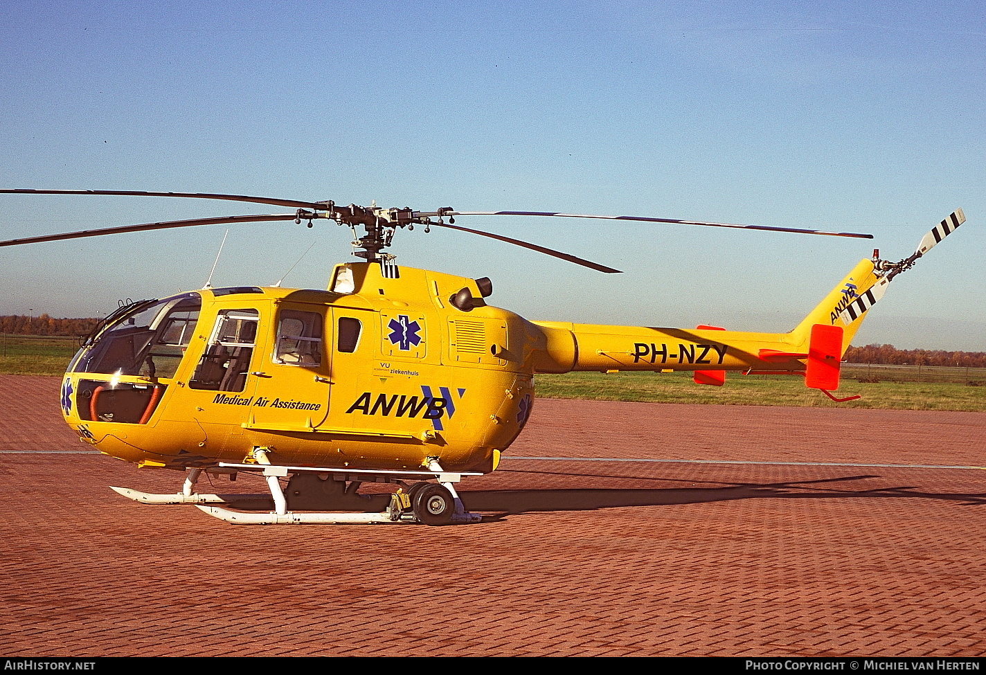 Aircraft Photo of PH-NZY | MBB BO-105CBS-4 | ANWB Medical Air Assistance | AirHistory.net #350145