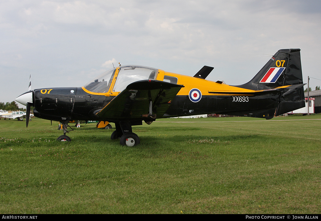 Aircraft Photo of G-BZML / XX693 | Scottish Aviation Bulldog 120/121 | UK - Air Force | AirHistory.net #350148