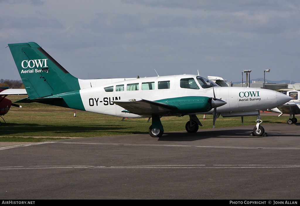 Aircraft Photo of OY-SUN | Cessna 402C Businessliner | COWI Aerial Survey | AirHistory.net #350152