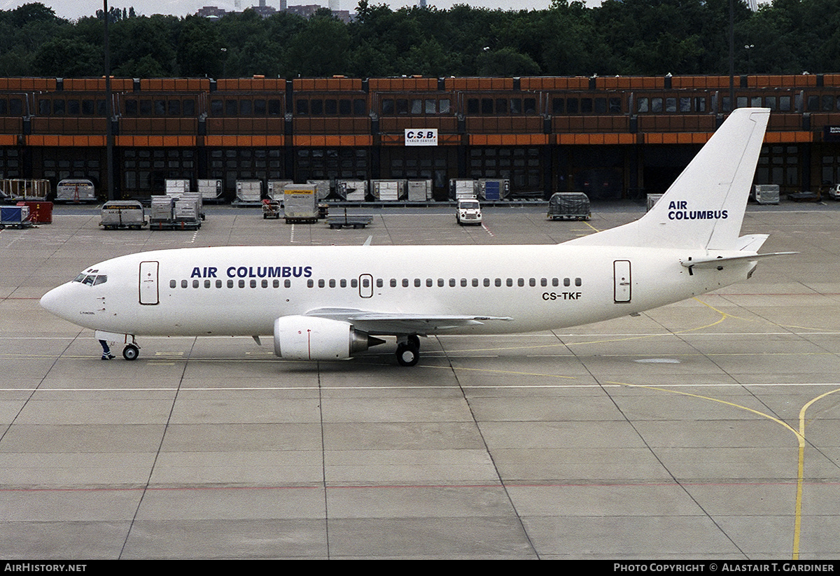 Aircraft Photo of CS-TKF | Boeing 737-33A | Air Columbus | AirHistory.net #350158