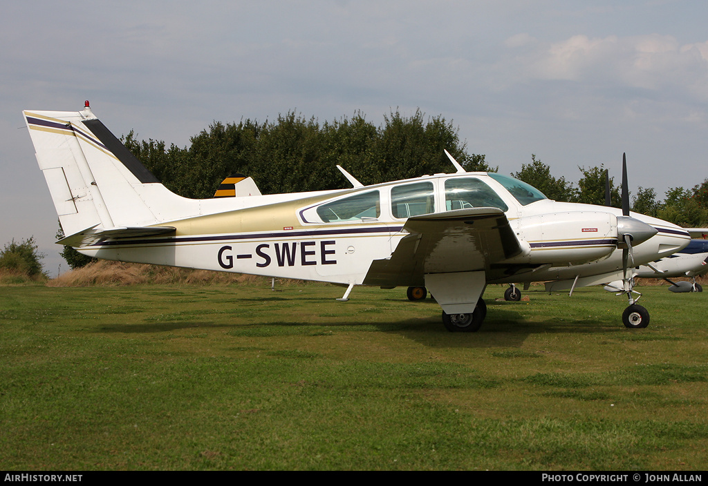 Aircraft Photo of G-SWEE | Beech 95-B55 Baron | AirHistory.net #350164