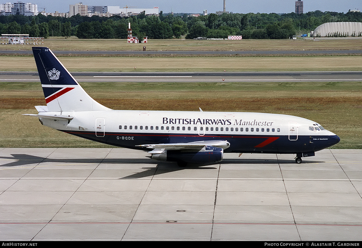 Aircraft Photo of G-BGDE | Boeing 737-236/Adv | British Airways Manchester | AirHistory.net #350167