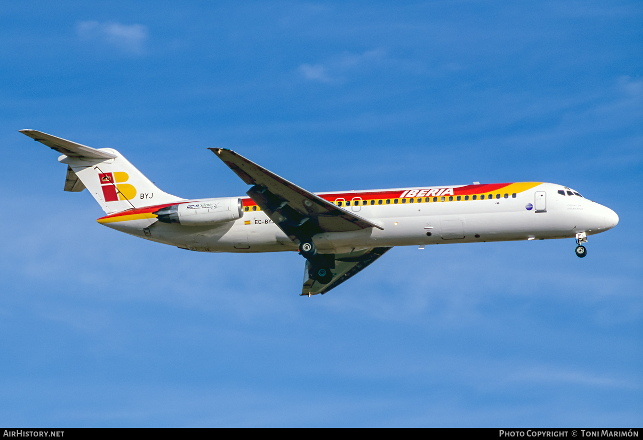 Aircraft Photo of EC-BYJ | McDonnell Douglas DC-9-32 | Iberia | AirHistory.net #350172