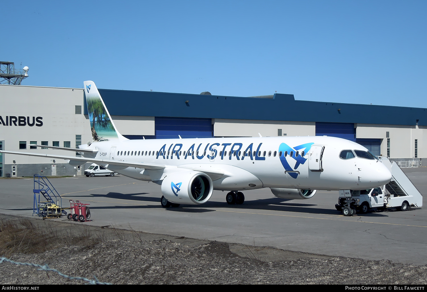 Aircraft Photo of C-FOVP | Airbus A220-371 (BD-500-1A11) | Air Austral | AirHistory.net #350198