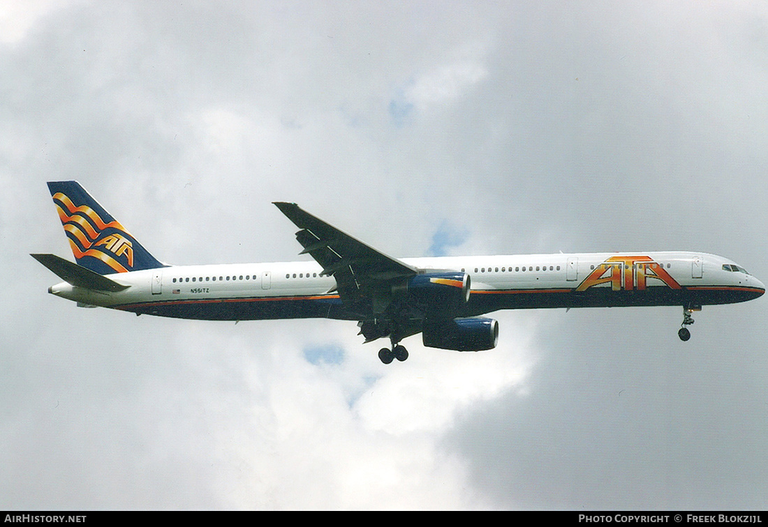 Aircraft Photo of N561TZ | Boeing 757-33N | ATA Airlines - American Trans Air | AirHistory.net #350201