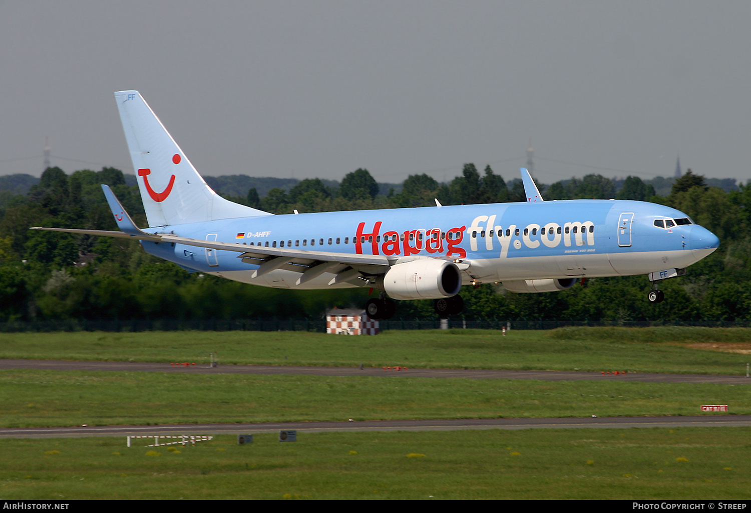 Aircraft Photo of D-AHFF | Boeing 737-8K5 | Hapagfly | AirHistory.net #350215