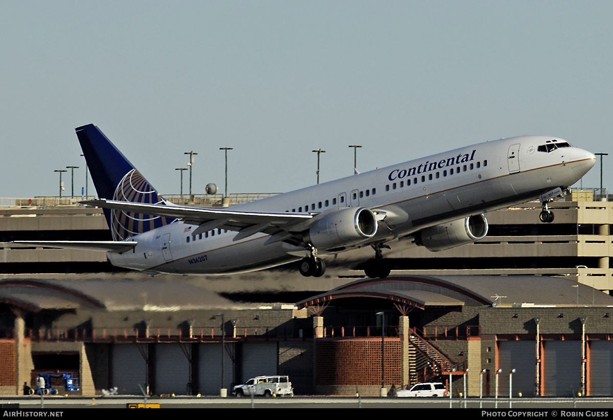 Aircraft Photo of N36207 | Boeing 737-824 | Continental Airlines | AirHistory.net #350231