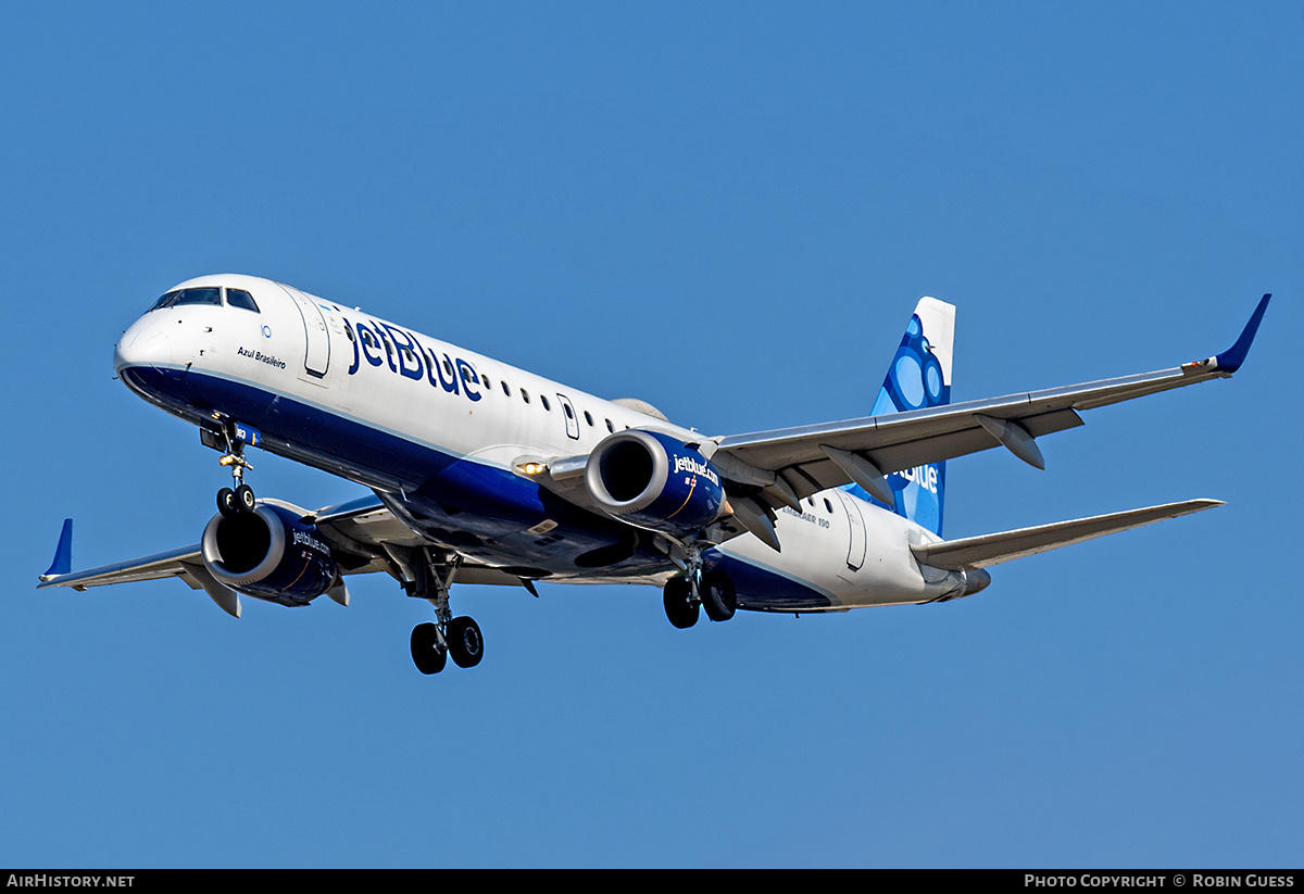 Aircraft Photo of N183JB | Embraer 190AR (ERJ-190-100IGW) | JetBlue Airways | AirHistory.net #350235