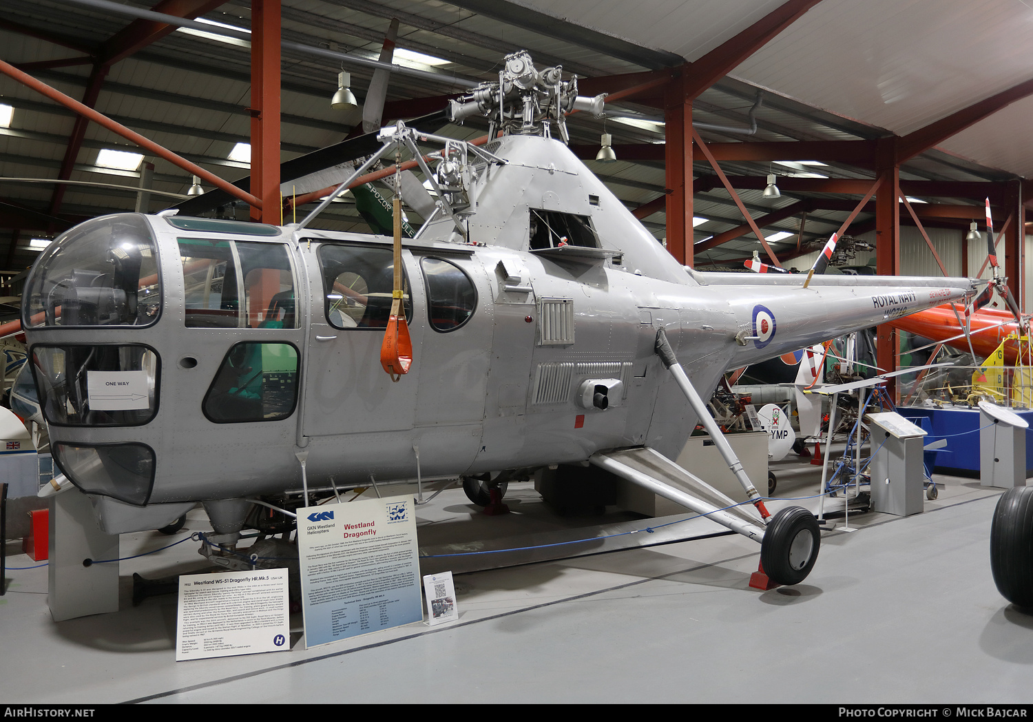 Aircraft Photo of WG719 | Westland WS-51 Dragonfly HR.5 | UK - Navy | AirHistory.net #350237