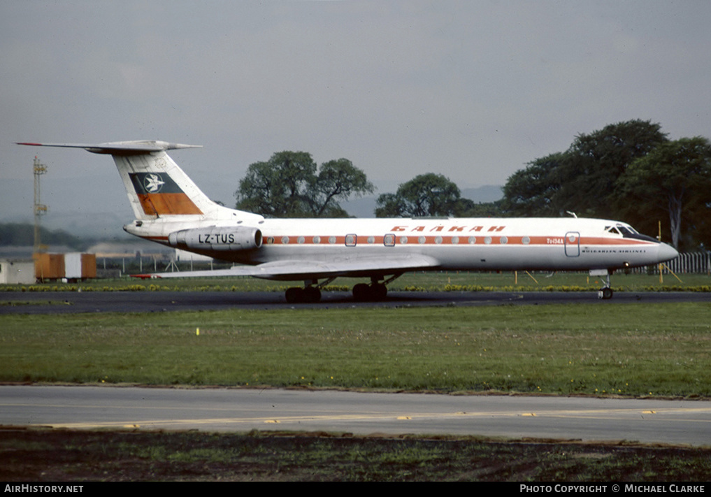 Aircraft Photo of LZ-TUS | Tupolev Tu-134A | Balkan - Bulgarian Airlines | AirHistory.net #350264