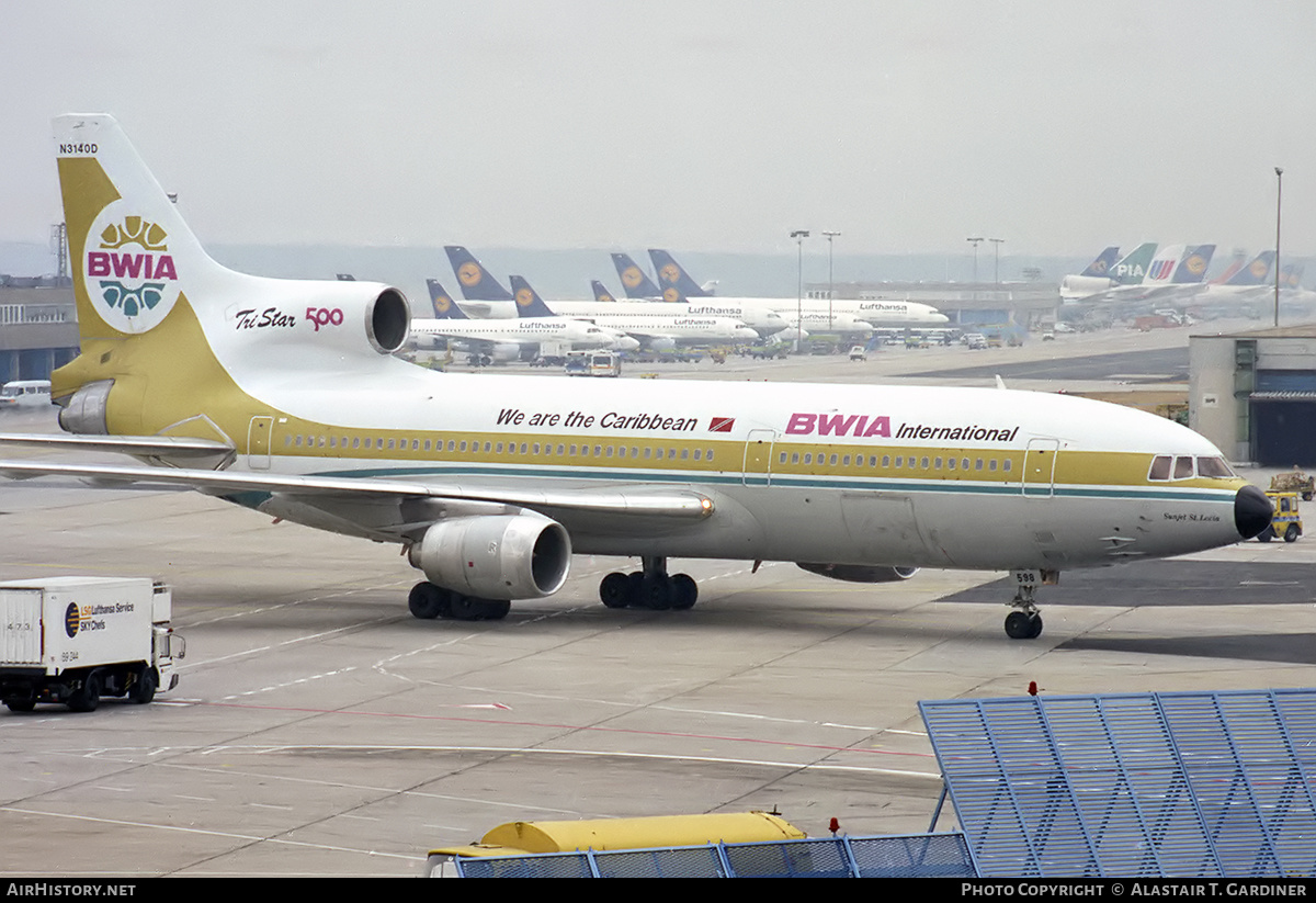 Aircraft Photo of N3140D | Lockheed L-1011-385-3 TriStar 500 | BWIA International | AirHistory.net #350280