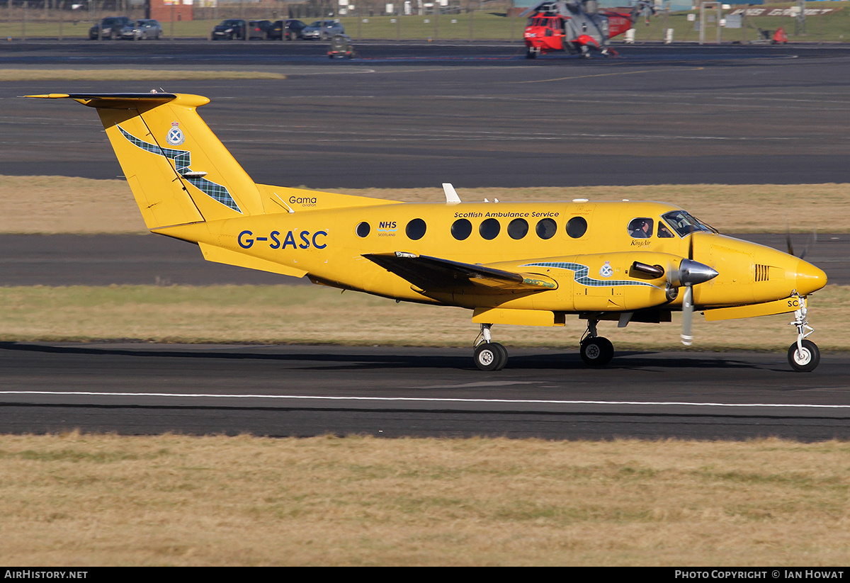 Aircraft Photo of G-SASC | Raytheon B200C King Air | Scottish Ambulance Service | AirHistory.net #350314