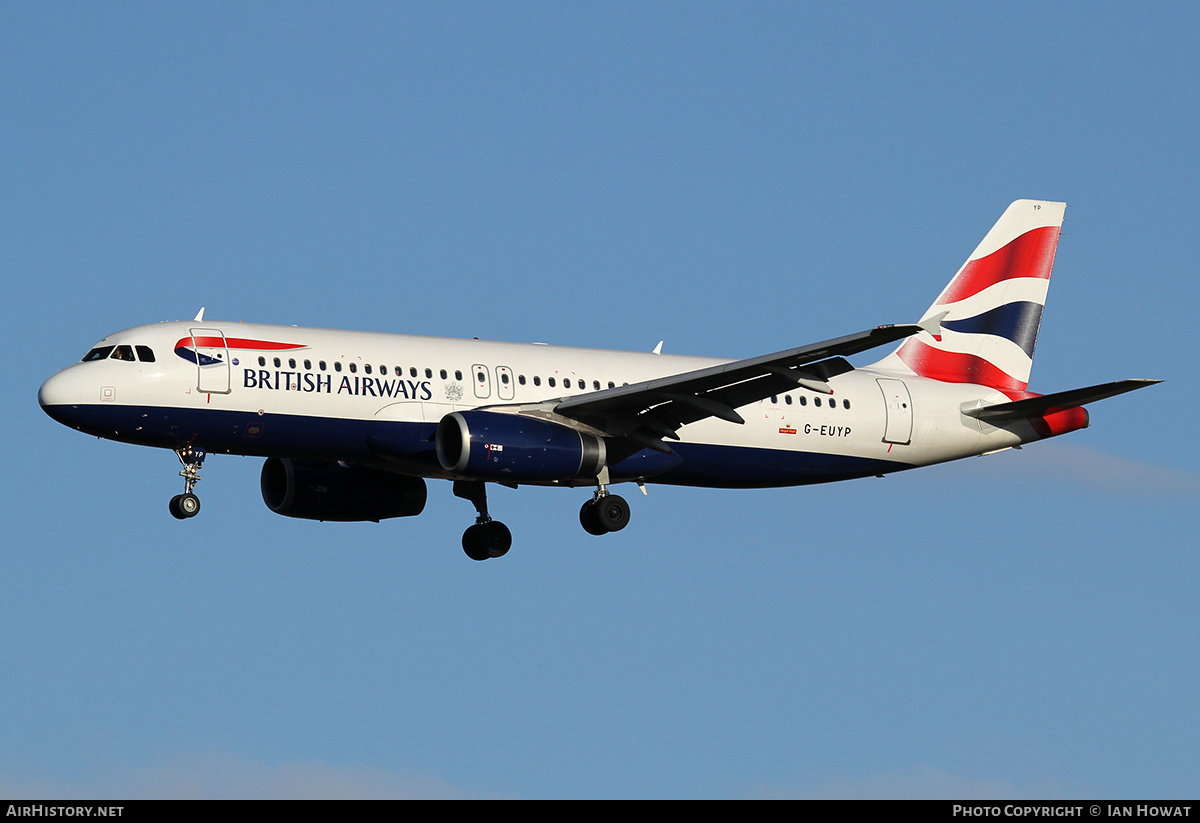 Aircraft Photo of G-EUYP | Airbus A320-232 | British Airways | AirHistory.net #350316