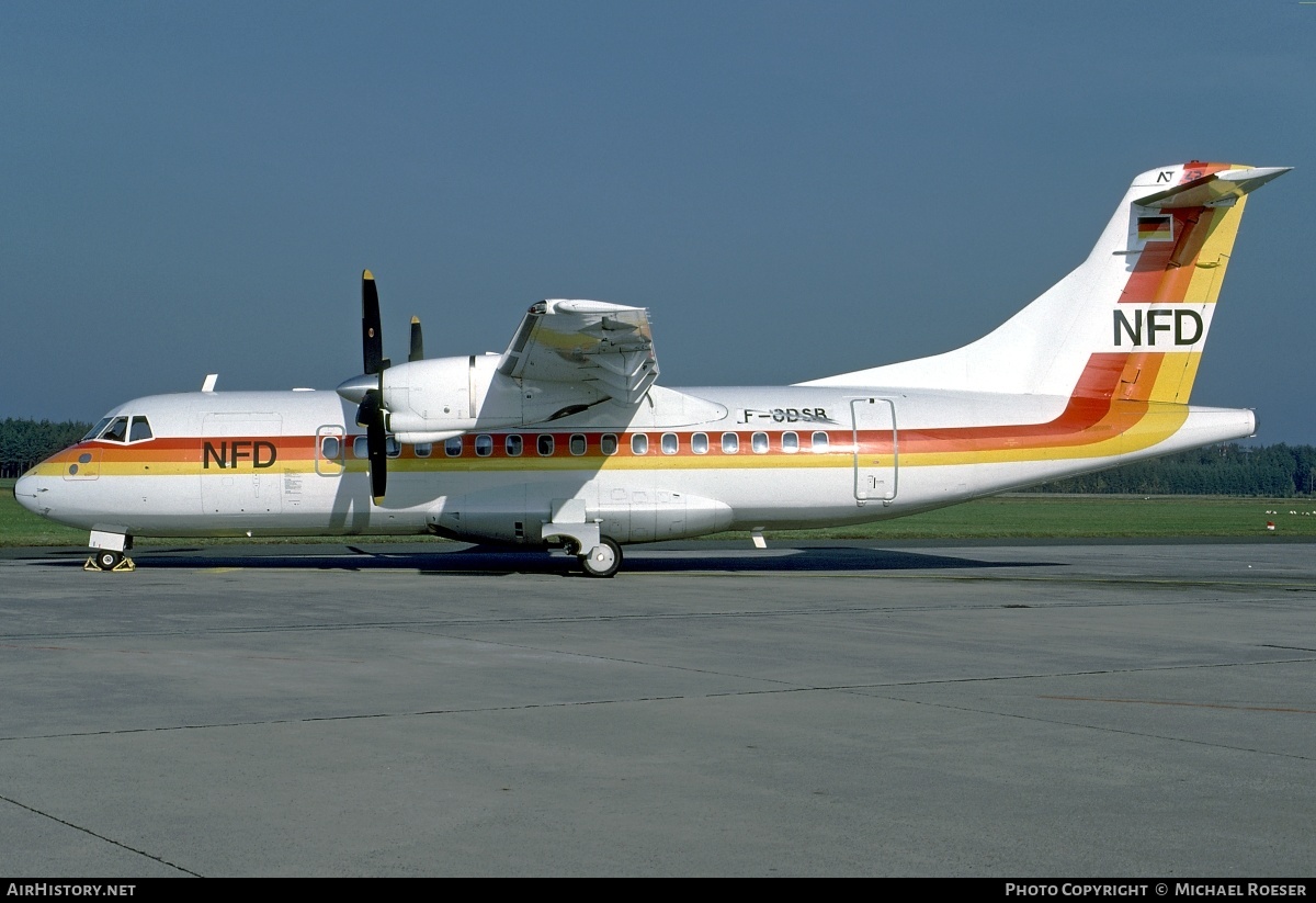 Aircraft Photo of F-ODSB | ATR ATR-42-300 | NFD - Nürnberger Flugdienst | AirHistory.net #350340