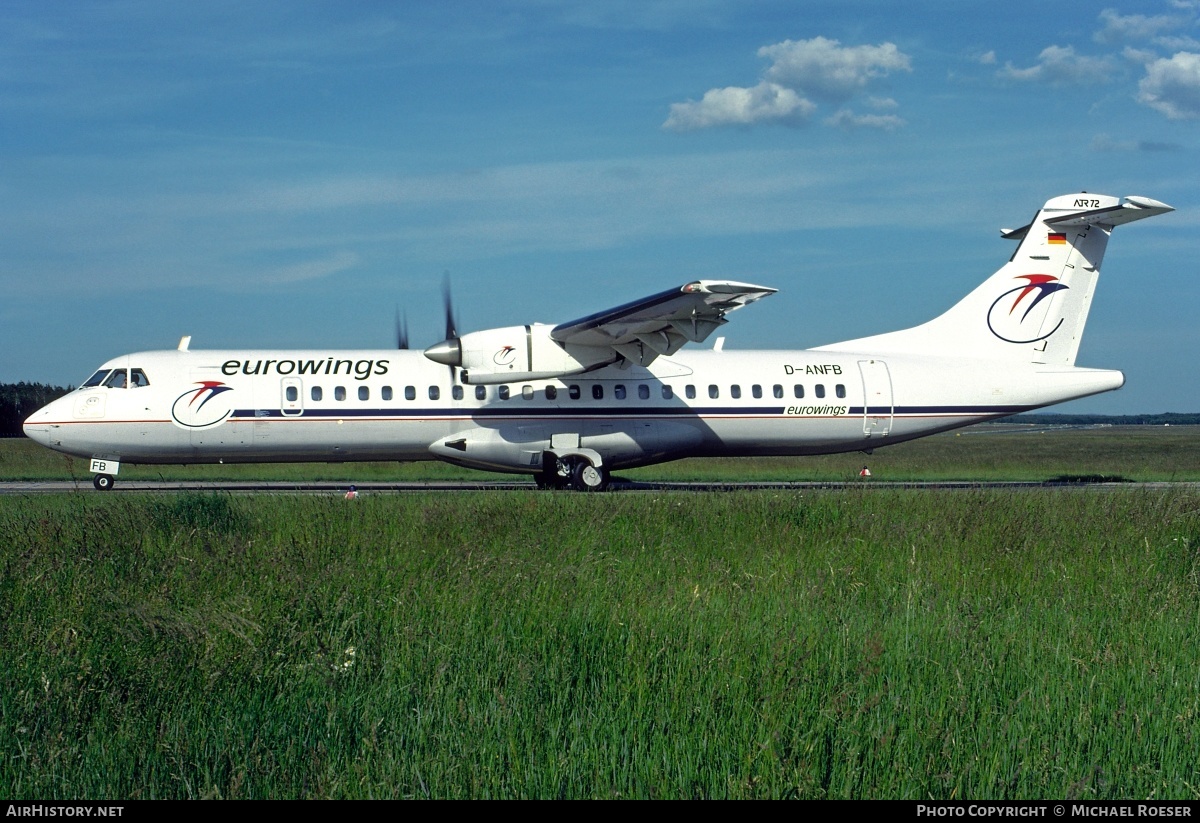 Aircraft Photo of D-ANFB | ATR ATR-72-202 | Eurowings | AirHistory.net #350341
