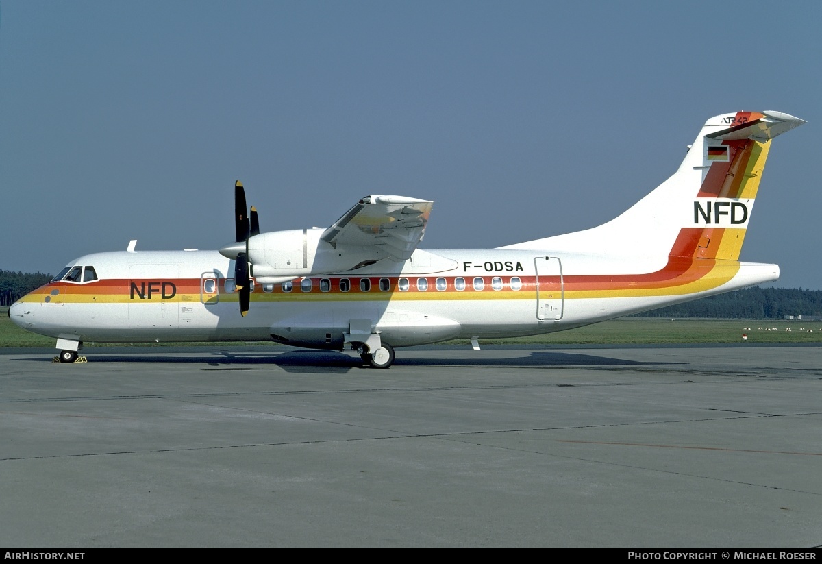 Aircraft Photo of F-ODSA | ATR ATR-42-300 | NFD - Nürnberger Flugdienst | AirHistory.net #350345