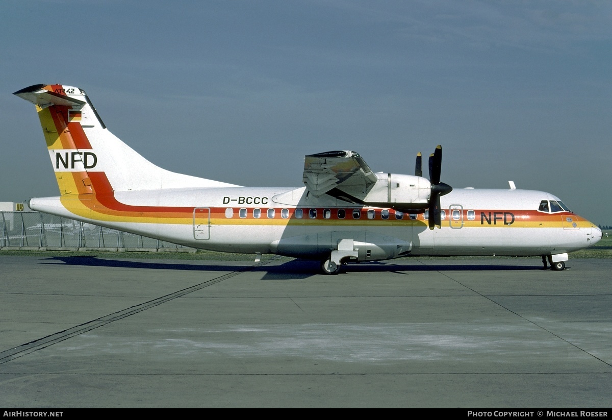 Aircraft Photo of D-BCCC | ATR ATR-42-300 | NFD - Nürnberger Flugdienst | AirHistory.net #350348