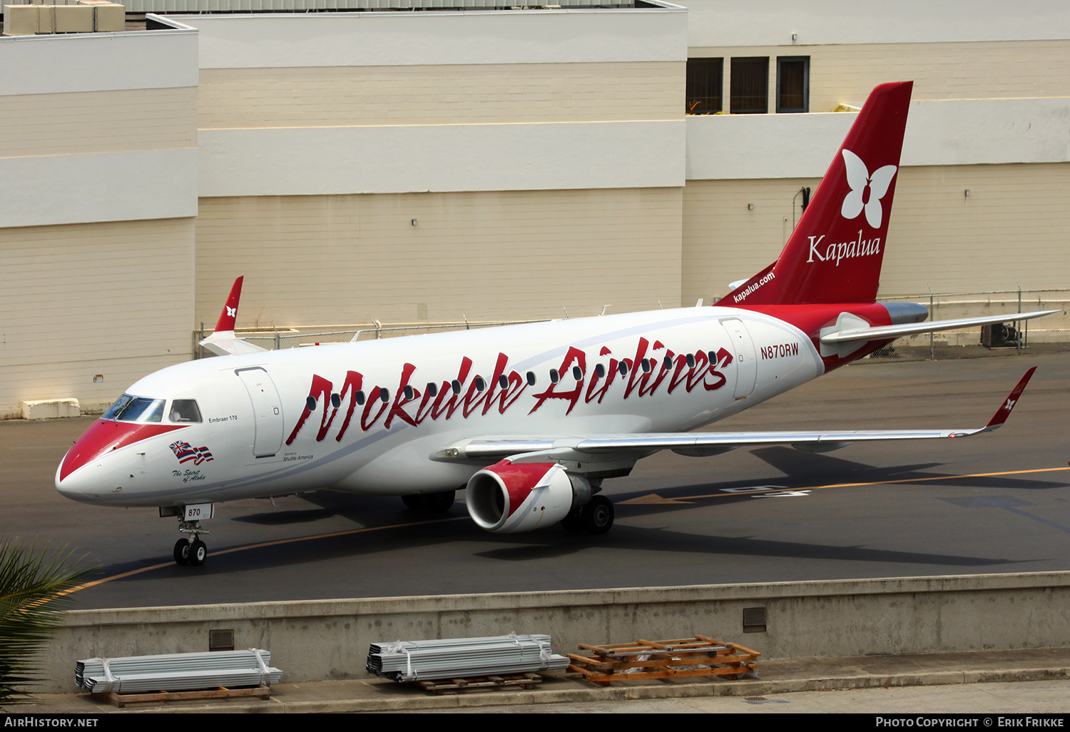 Aircraft Photo of N870RW | Embraer 170SU (ERJ-170-100SU) | Mokulele Airlines | AirHistory.net #350381