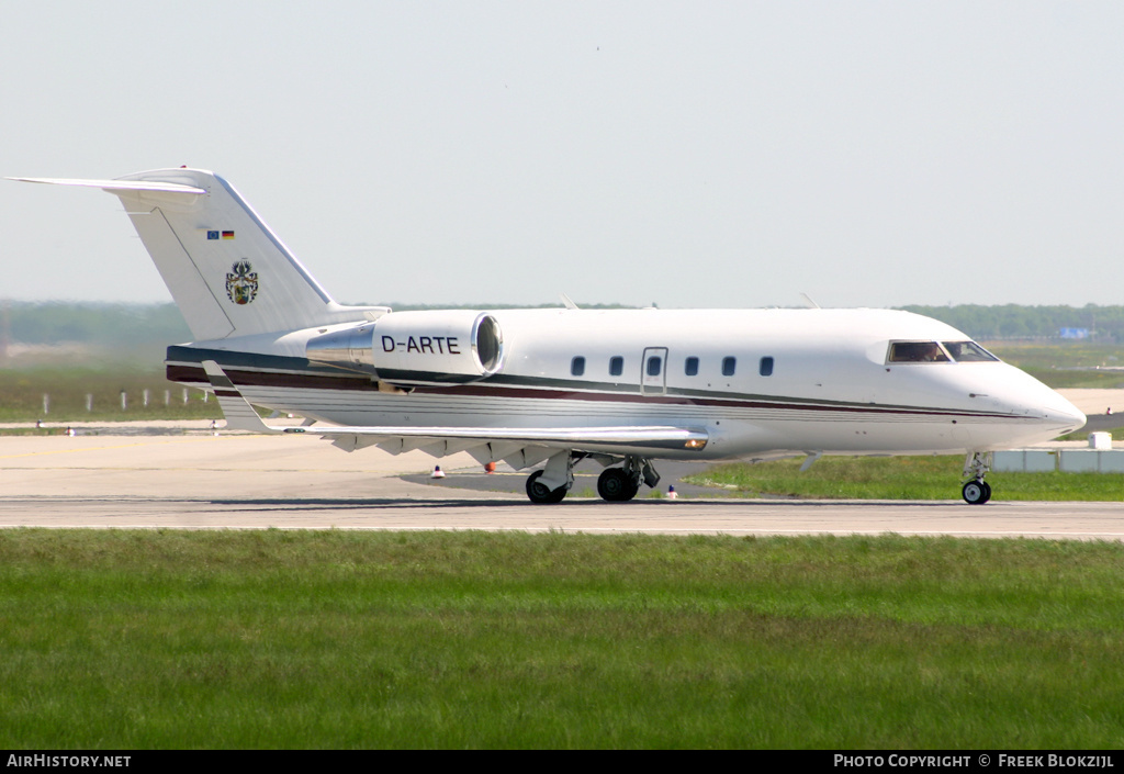 Aircraft Photo of D-ARTE | Canadair Challenger 601-3A (CL-600-2B16) | AirHistory.net #350406