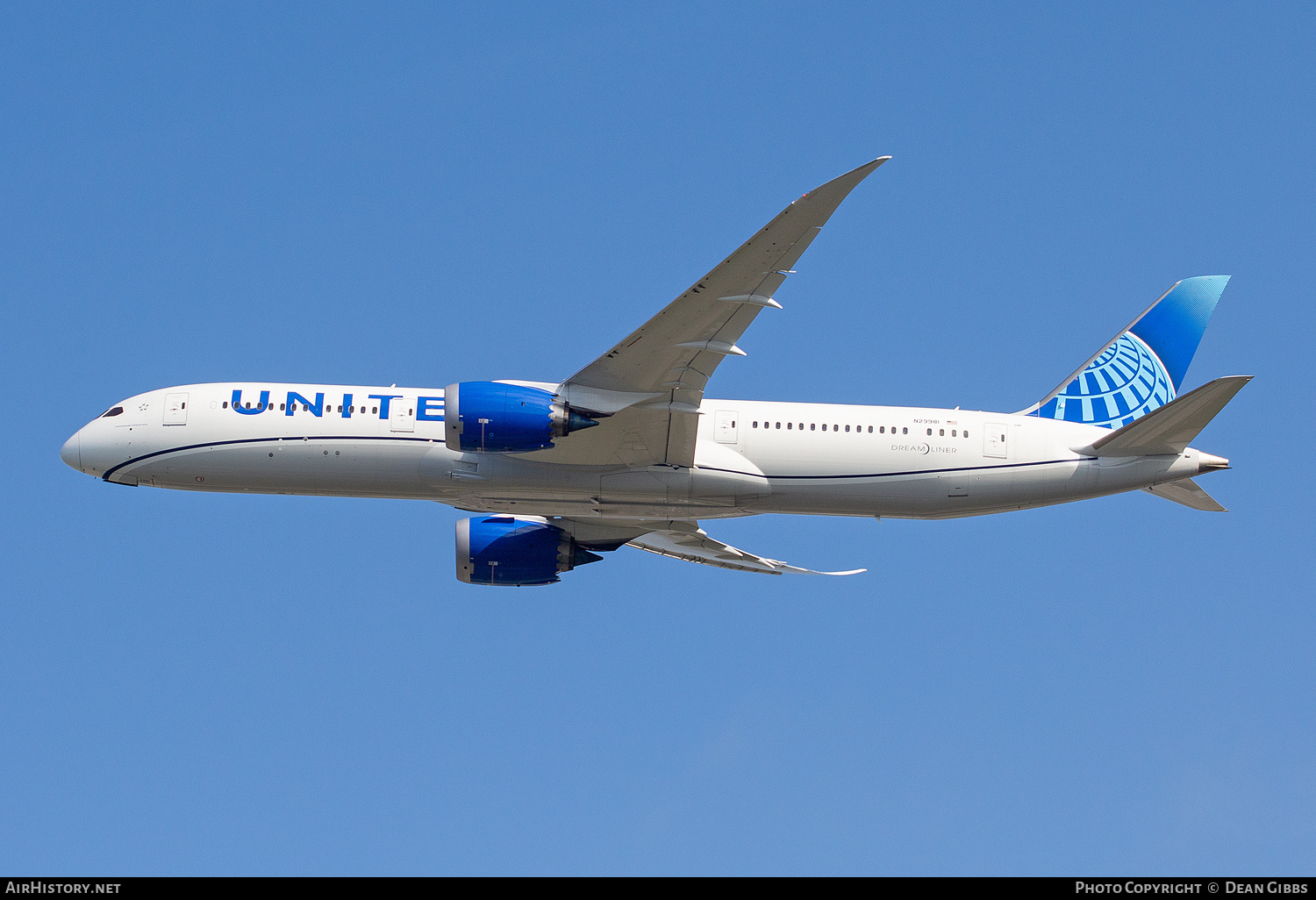 Aircraft Photo of N29981 | Boeing 787-9 Dreamliner | United Airlines | AirHistory.net #350422