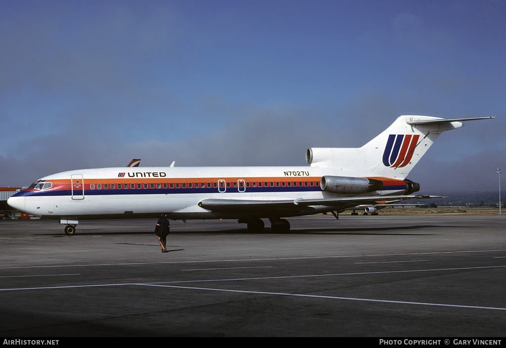 Aircraft Photo of N7027U | Boeing 727-22 | United Airlines | AirHistory.net #350423