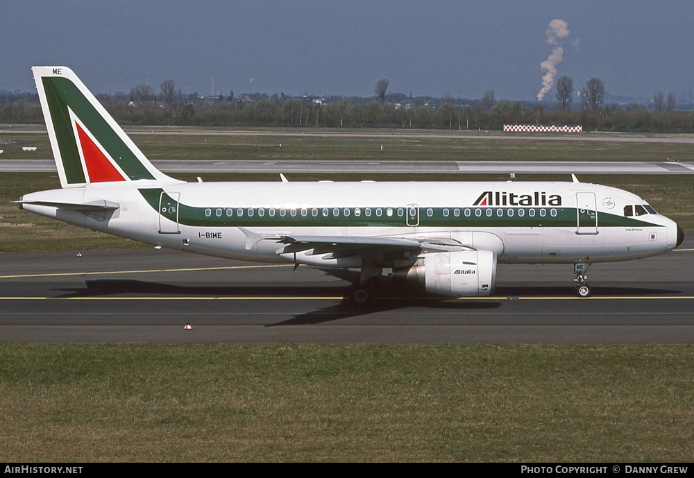 Aircraft Photo of I-BIME | Airbus A319-112 | Alitalia | AirHistory.net #350445