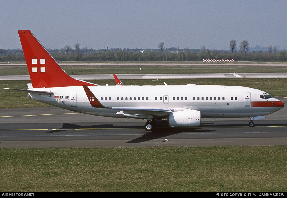 Aircraft Photo of HB-IIP | Boeing 737-7AK BBJ | PrivatAir | AirHistory.net #350452