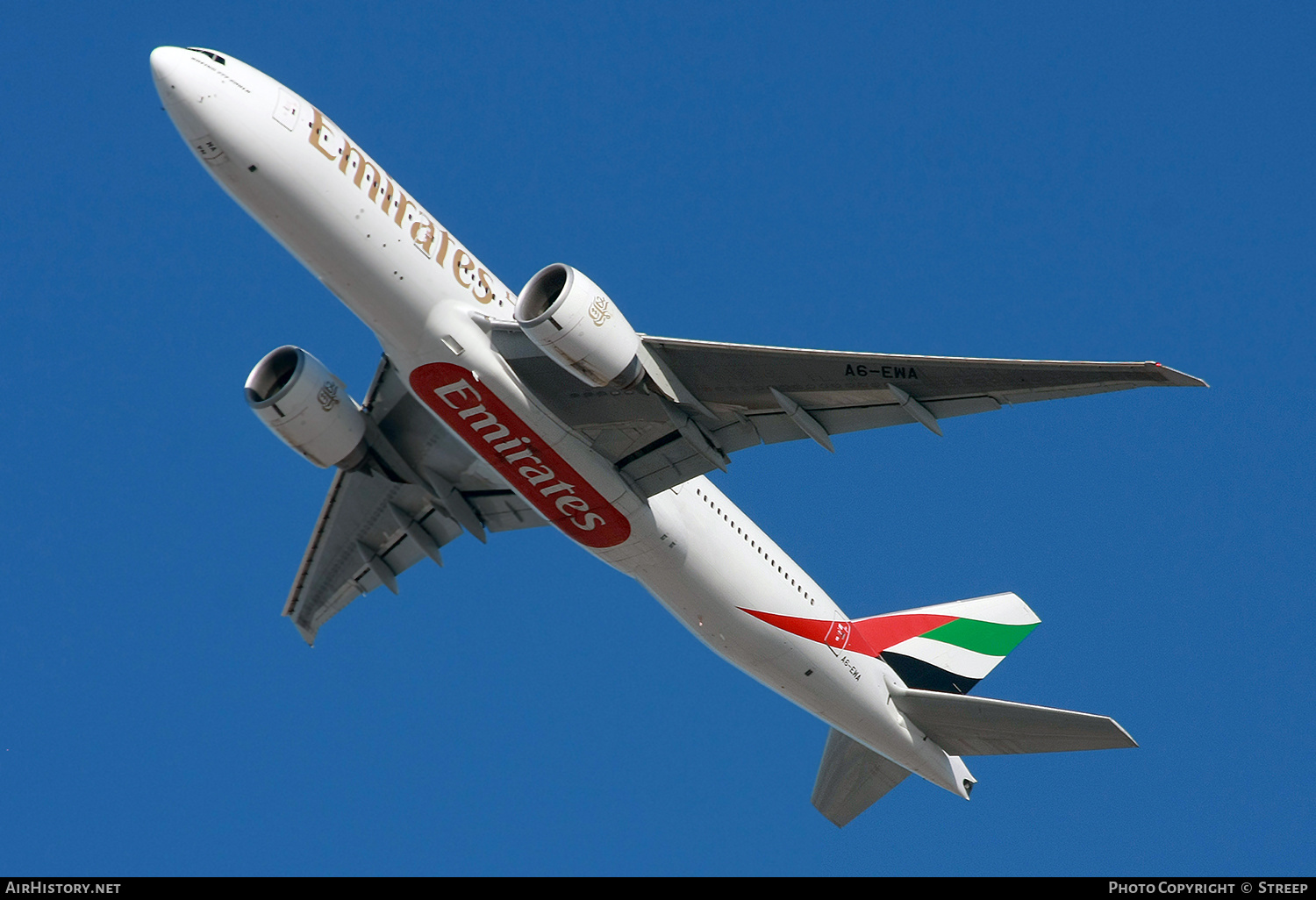 Aircraft Photo of A6-EWA | Boeing 777-21H/LR | Emirates | AirHistory.net #350461