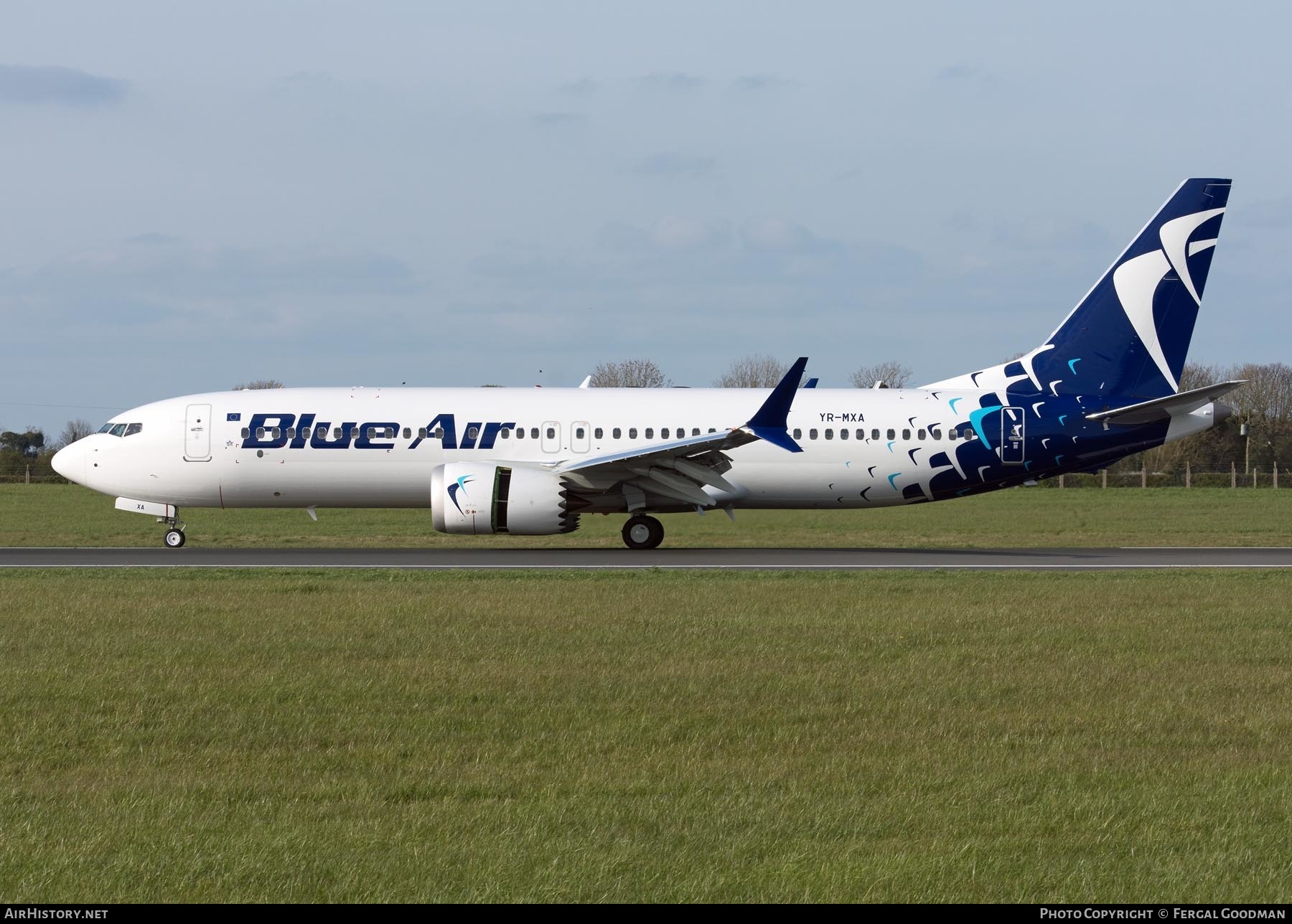 Aircraft Photo of YR-MXA | Boeing 737-8 Max 8 | Blue Air | AirHistory.net #350463