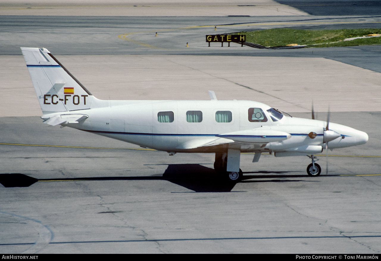 Aircraft Photo of EC-FOT | Piper PA-31T Cheyenne II | AirHistory.net #350470