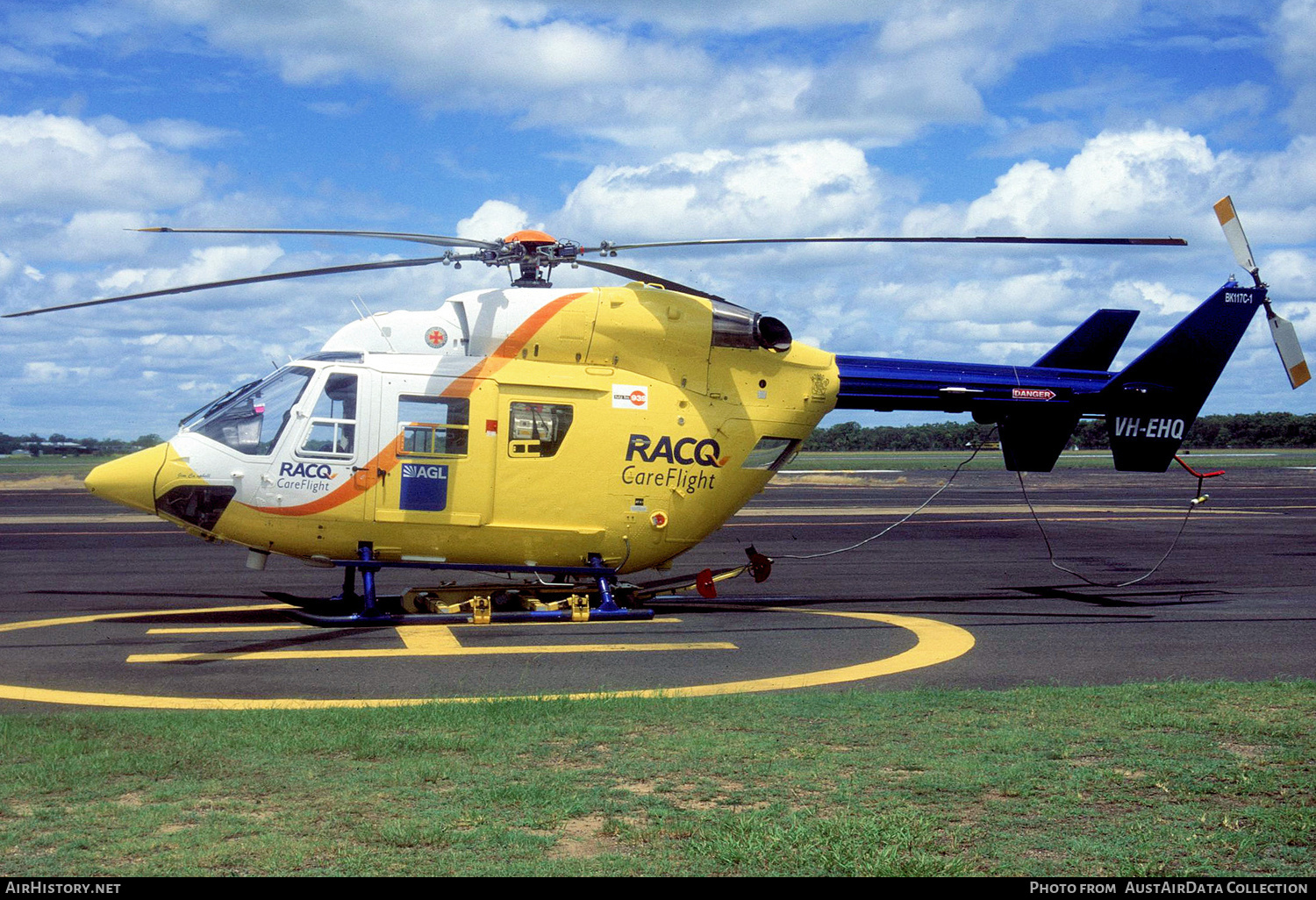 Aircraft Photo of VH-EHQ | Eurocopter-Kawasaki EC-145 (BK-117C-2) | RACQ Careflight | AirHistory.net #350502