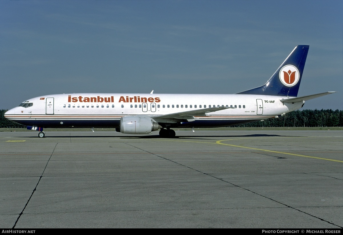 Aircraft Photo of TC-IAF | Boeing 737-43Q | Istanbul Airlines | AirHistory.net #350510