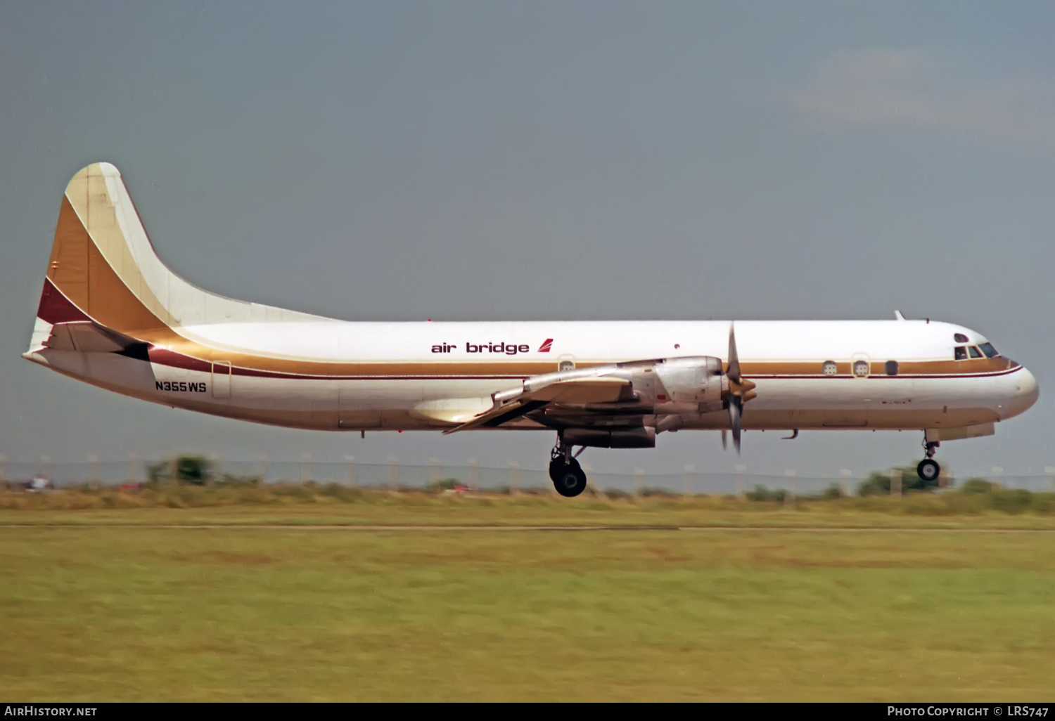 Aircraft Photo of N355WS | Lockheed L-188A(F) Electra | Air Bridge Carriers - ABC | AirHistory.net #350542