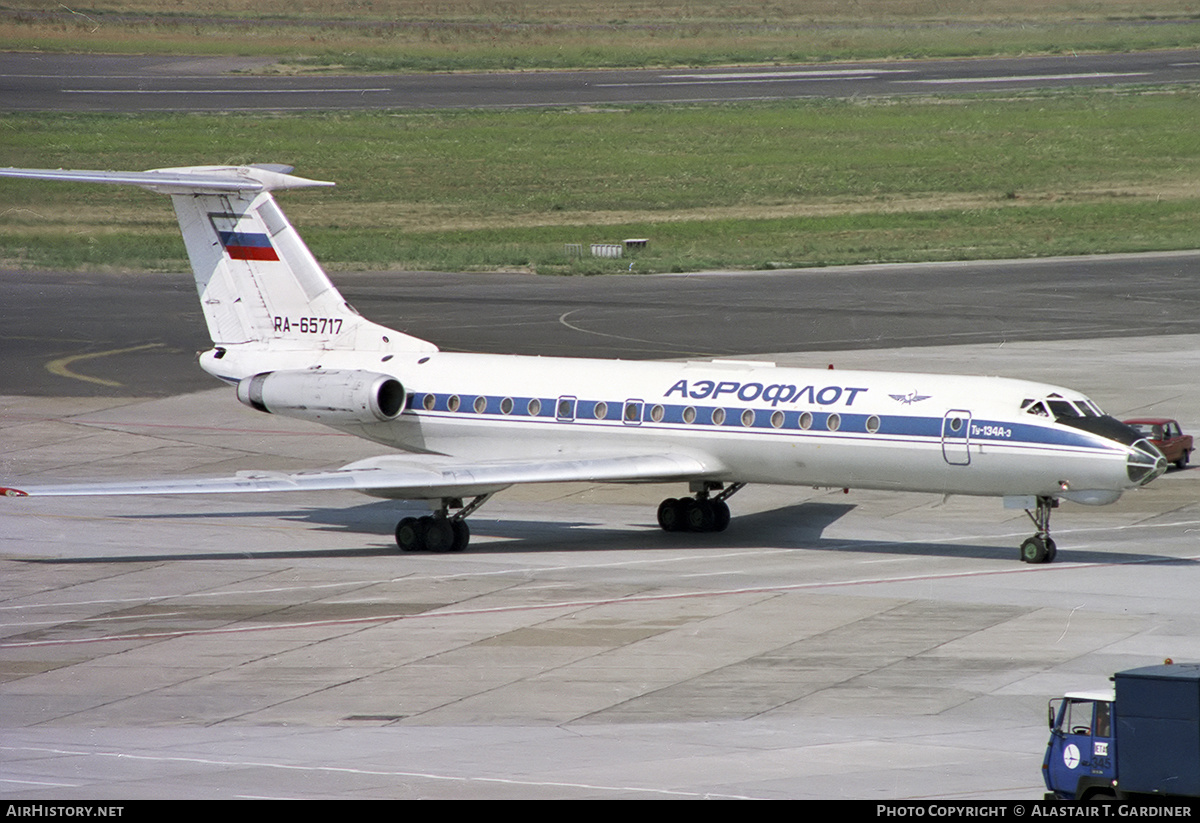 Aircraft Photo of RA-65717 | Tupolev Tu-134A-3 | Aeroflot | AirHistory.net #350548