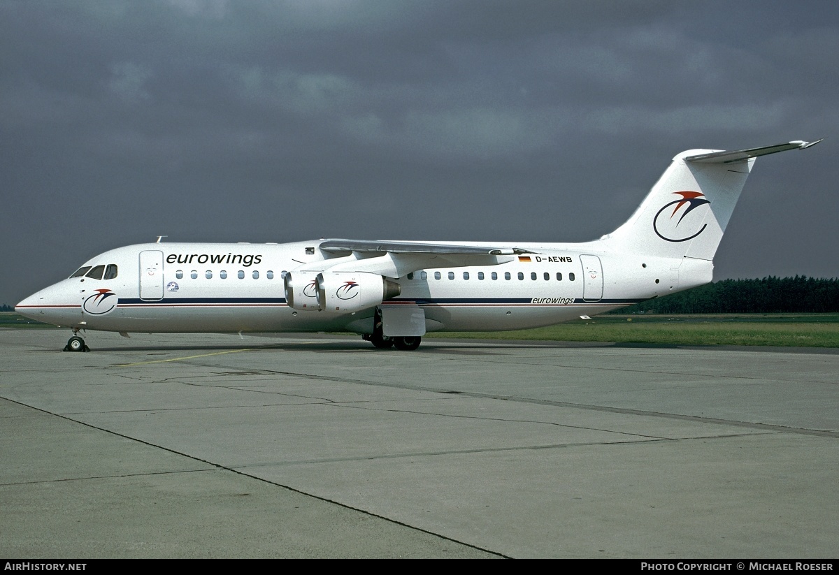 Aircraft Photo of D-AEWB | British Aerospace BAe-146-300 | Eurowings | AirHistory.net #350581