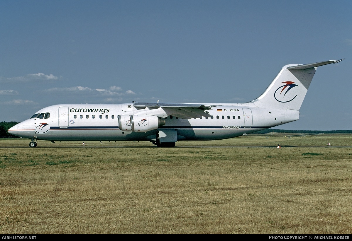 Aircraft Photo of D-AEWA | British Aerospace BAe-146-300 | Eurowings | AirHistory.net #350584