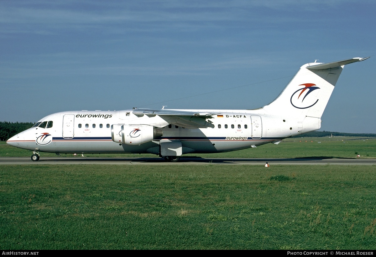 Aircraft Photo of D-ACFA | British Aerospace BAe-146-200 | Eurowings | AirHistory.net #350591