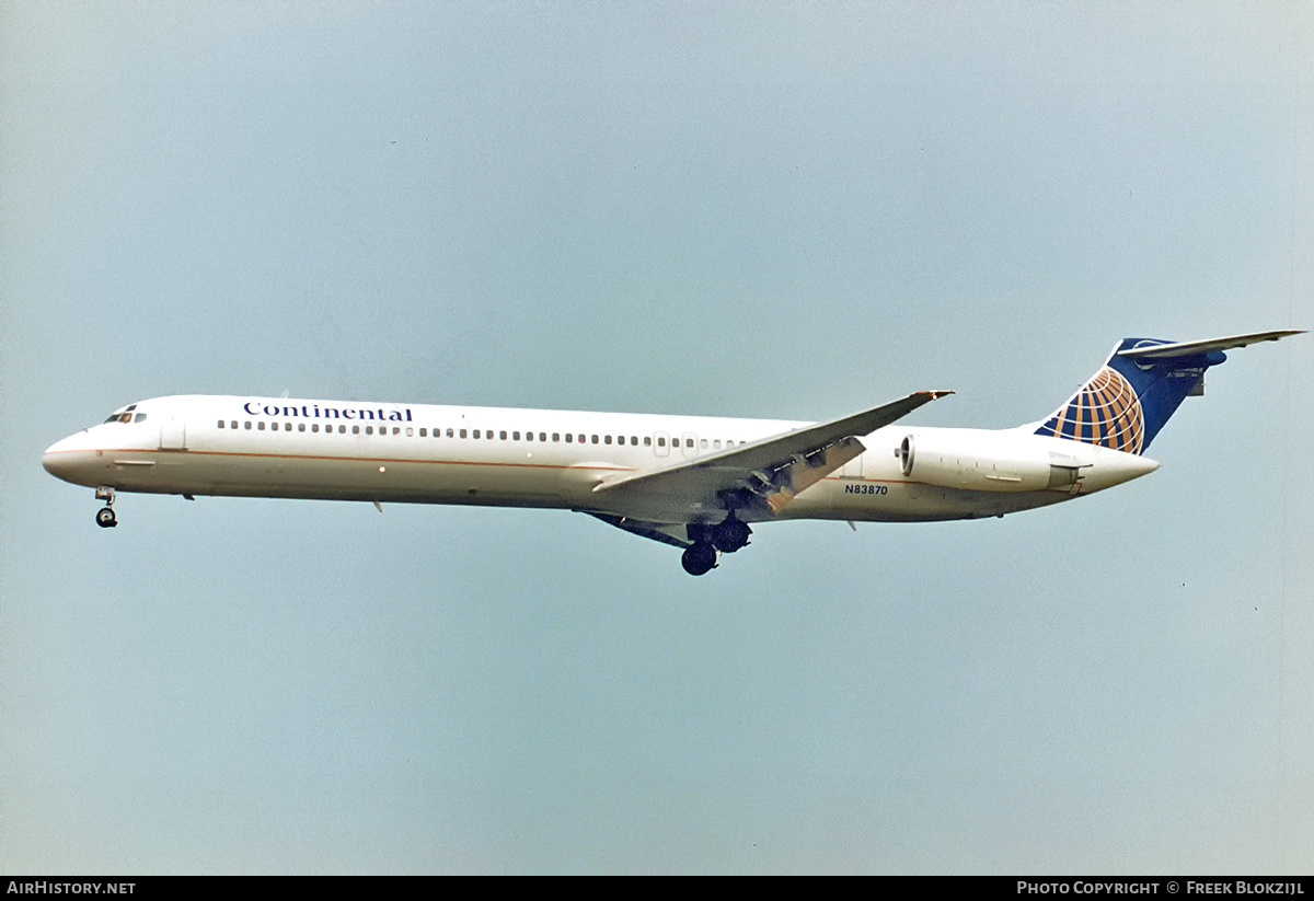 Aircraft Photo of N83870 | McDonnell Douglas MD-82 (DC-9-82) | Continental Airlines | AirHistory.net #350592