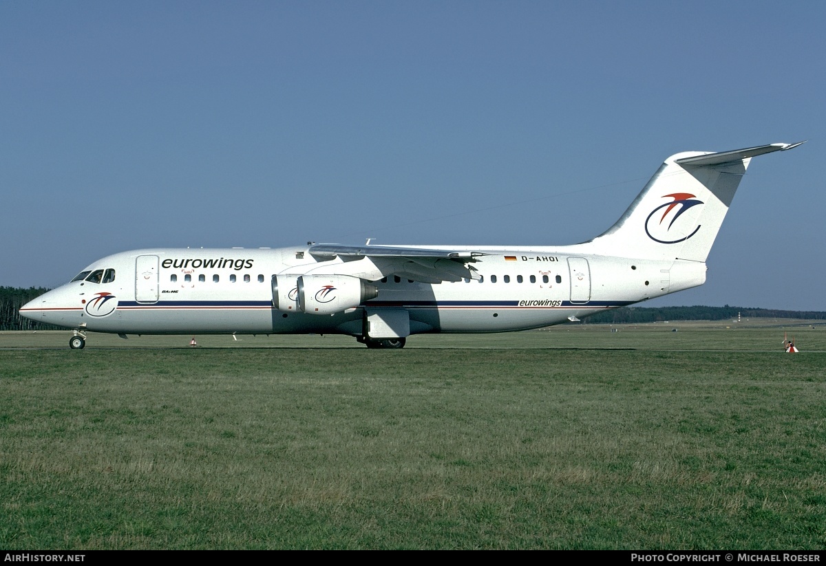 Aircraft Photo of D-AHOI | British Aerospace BAe-146-300A | Eurowings | AirHistory.net #350599