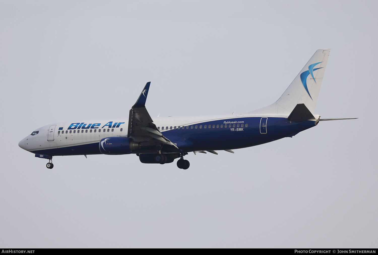 Aircraft Photo of YR-BMK | Boeing 737-82R | Blue Air | AirHistory.net #350601