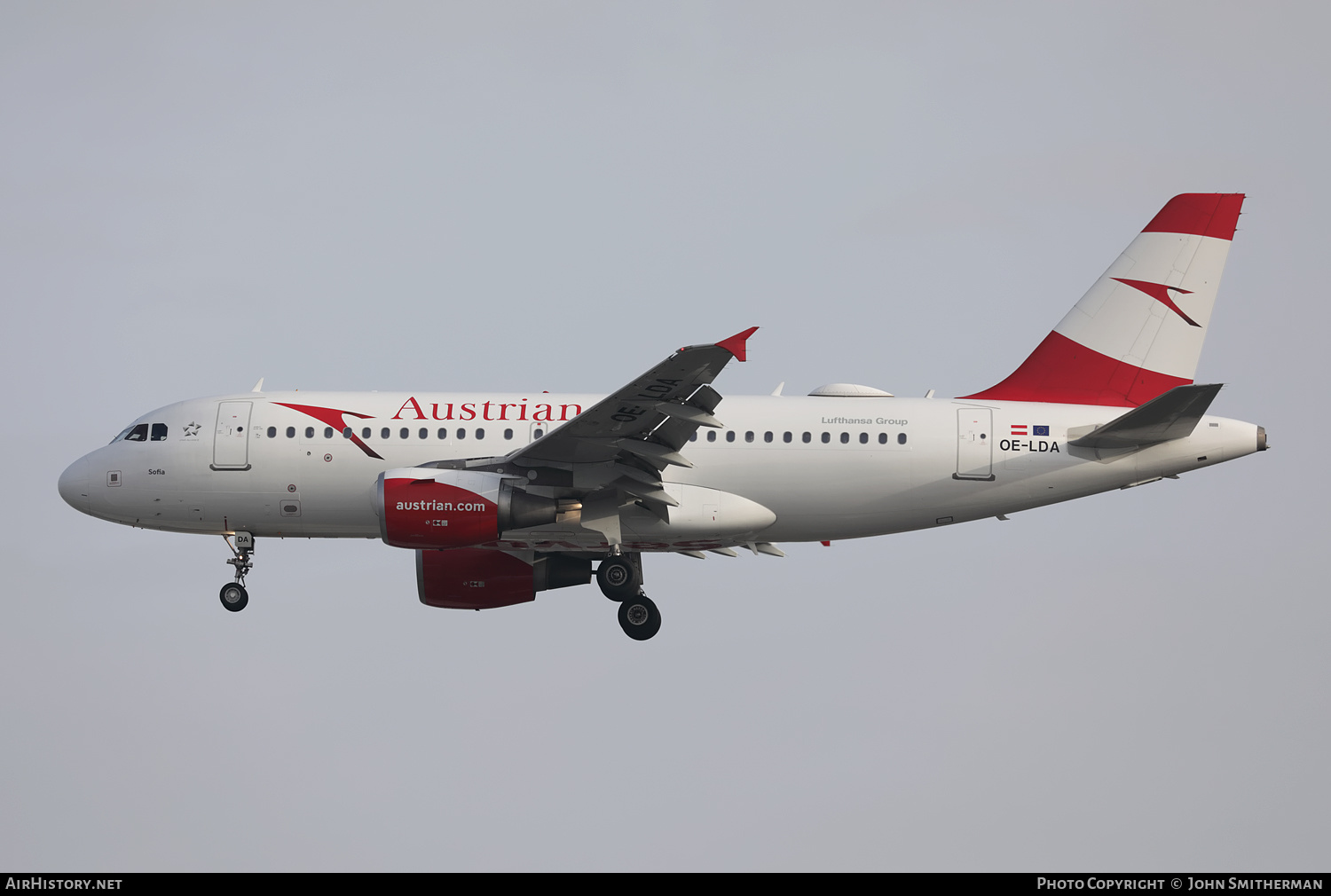 Aircraft Photo of OE-LDA | Airbus A319-112 | Austrian Airlines | AirHistory.net #350609