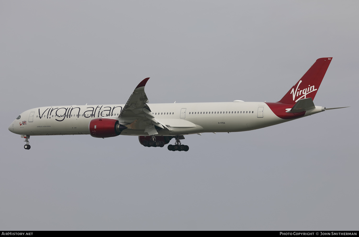 Aircraft Photo of G-VTEA | Airbus A350-1041 | Virgin Atlantic Airways | AirHistory.net #350613